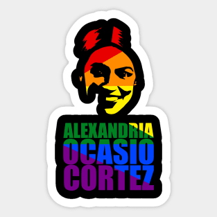 Alexandria Ocasio Cortez Shirt Sticker